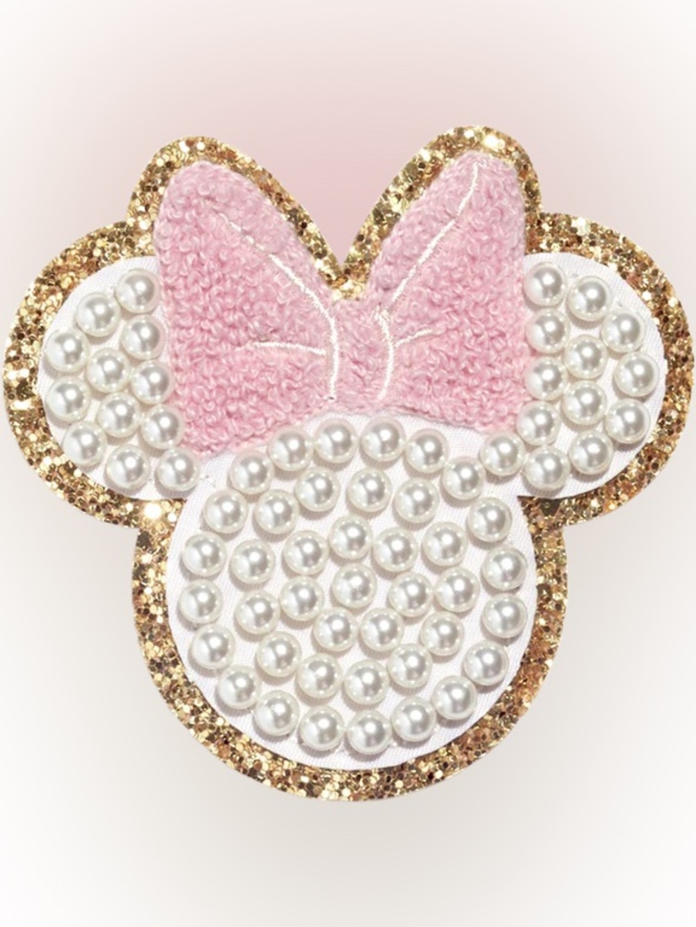 NWT Stoney Clover Lane x Disney Minnie Mouse Small Glitter Pearl Patch
